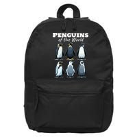 Penguins Of The World 16 in Basic Backpack
