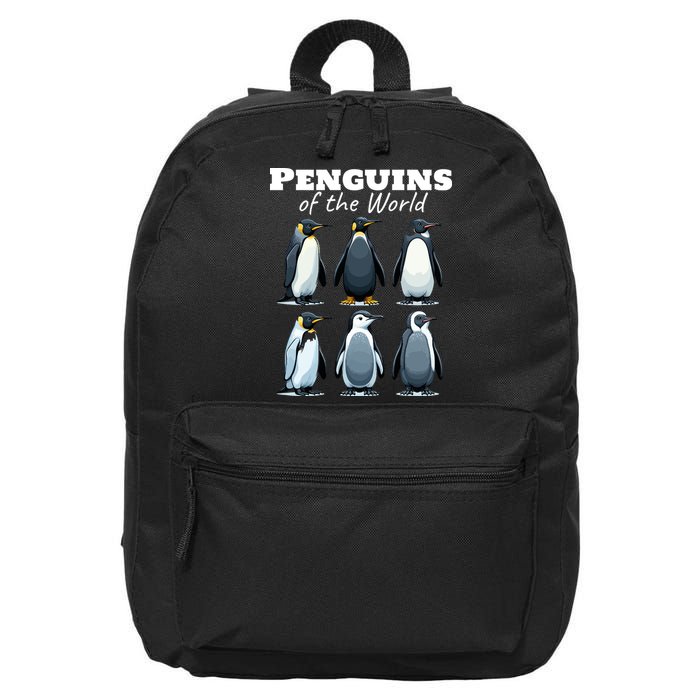 Penguins Of The World 16 in Basic Backpack