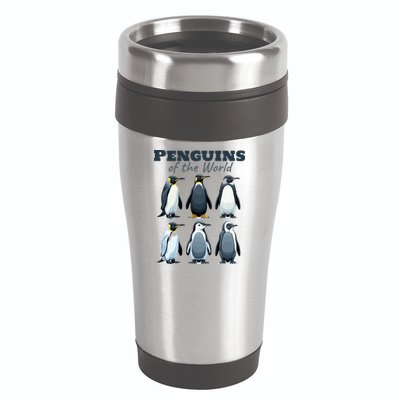 Penguins Of The World 16oz Travel Tumbler