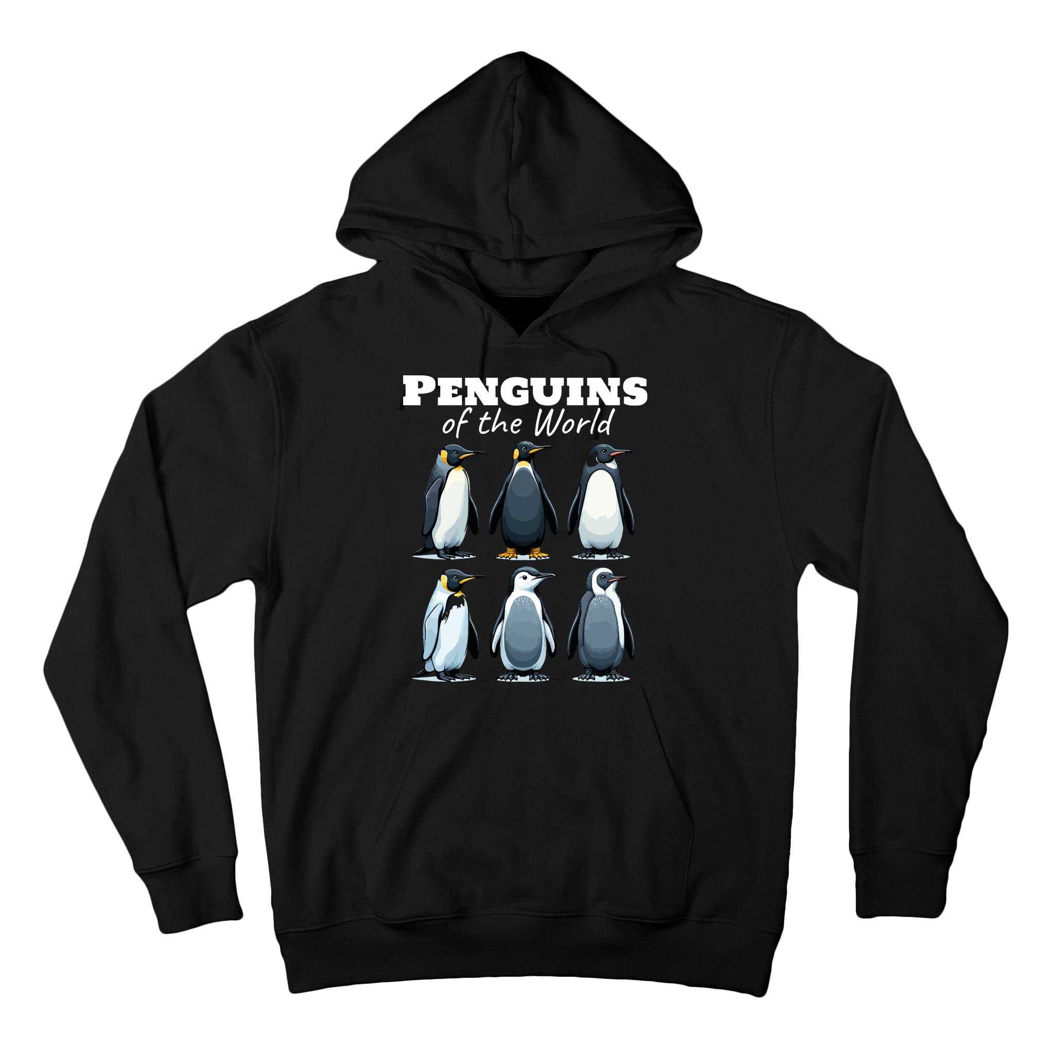 Penguins Of The World Tall Hoodie