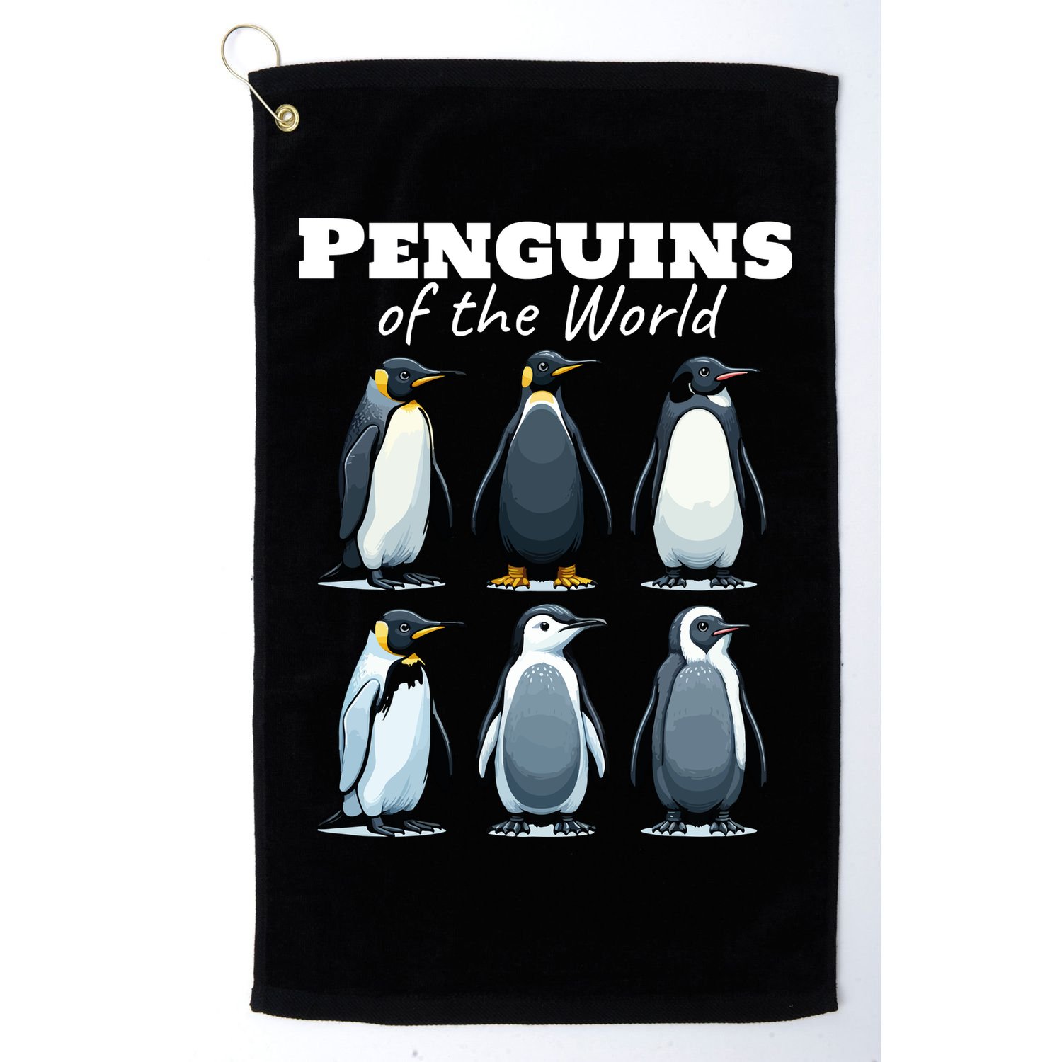 Penguins Of The World Golf Towel