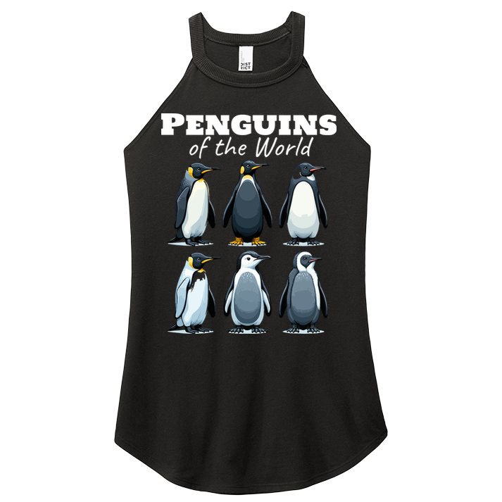 Penguins Of The World Women's Perfect Tri Rocker Tank