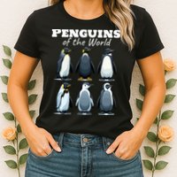 Penguins Of The World Womens T-Shirt