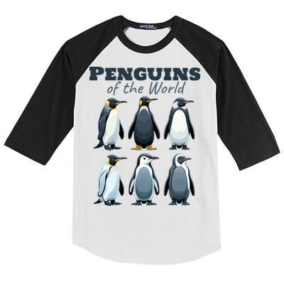 Penguins Of The World Kids Colorblock Raglan Jersey