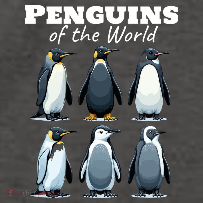 Penguins Of The World Vector Backpack