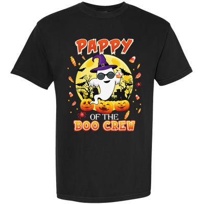 Pappy Of The Boo Crew Halloween Cute Ghost Pumpkin Scary Garment-Dyed Heavyweight T-Shirt