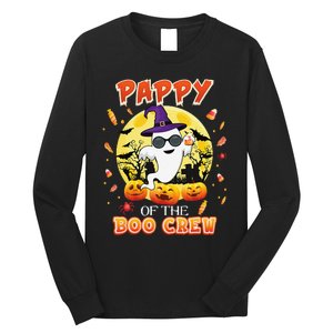 Pappy Of The Boo Crew Halloween Cute Ghost Pumpkin Scary Long Sleeve Shirt