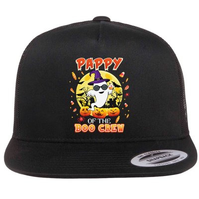 Pappy Of The Boo Crew Halloween Cute Ghost Pumpkin Scary Flatbill Hat