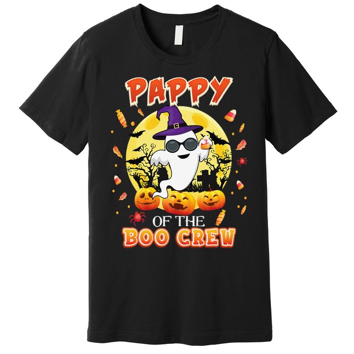 Pappy Of The Boo Crew Halloween Cute Ghost Pumpkin Scary Premium T-Shirt