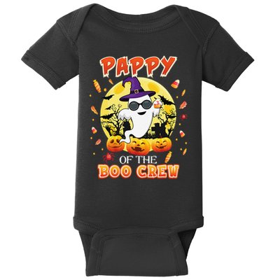 Pappy Of The Boo Crew Halloween Cute Ghost Pumpkin Scary Baby Bodysuit