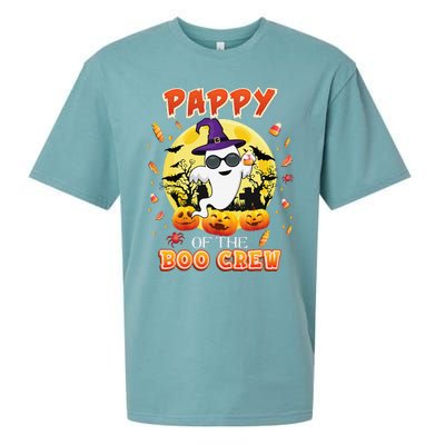 Pappy Of The Boo Crew Halloween Cute Ghost Pumpkin Scary Sueded Cloud Jersey T-Shirt