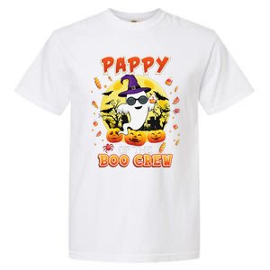 Pappy Of The Boo Crew Halloween Cute Ghost Pumpkin Scary Garment-Dyed Heavyweight T-Shirt