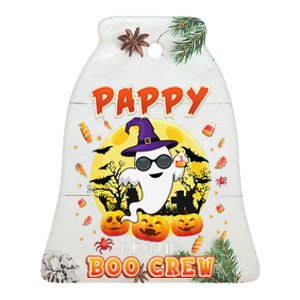 Pappy Of The Boo Crew Halloween Cute Ghost Pumpkin Scary Ceramic Bell Ornament