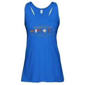 Put on the Full Armor of God Shield Ephesians 611 Christian Ladies Essential Flowy Tank