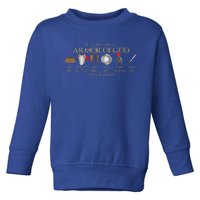 Put on the Full Armor of God Shield Ephesians 611 Christian Toddler Sweatshirt