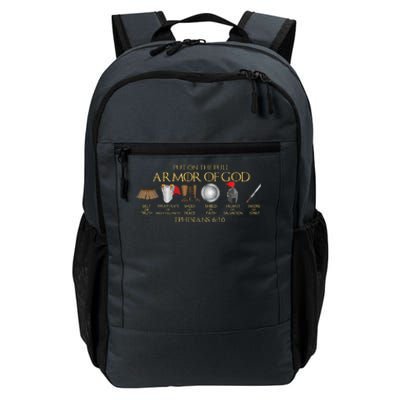 Put on the Full Armor of God Shield Ephesians 611 Christian Daily Commute Backpack