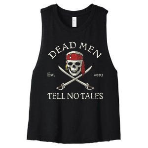 Pirates Of The Caribbean Women's Racerback Cropped Tank