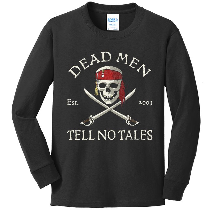 Pirates Of The Caribbean Kids Long Sleeve Shirt