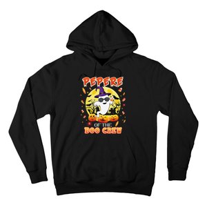 Pepere Of The Boo Crew Halloween Cute Ghost Pumpkin Scary Hoodie