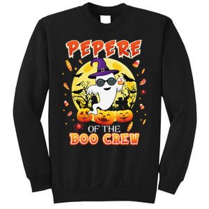 Pepere Of The Boo Crew Halloween Cute Ghost Pumpkin Scary Sweatshirt