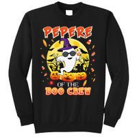 Pepere Of The Boo Crew Halloween Cute Ghost Pumpkin Scary Sweatshirt