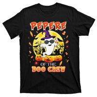 Pepere Of The Boo Crew Halloween Cute Ghost Pumpkin Scary T-Shirt