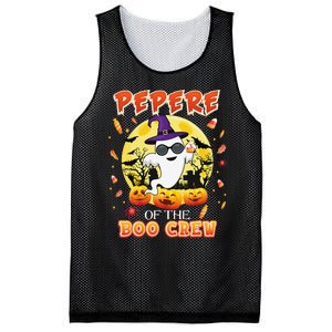 Pepere Of The Boo Crew Halloween Cute Ghost Pumpkin Scary Mesh Reversible Basketball Jersey Tank