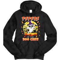 Pepere Of The Boo Crew Halloween Cute Ghost Pumpkin Scary Tie Dye Hoodie