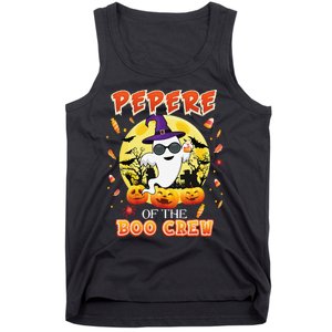 Pepere Of The Boo Crew Halloween Cute Ghost Pumpkin Scary Tank Top