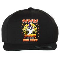 Pepere Of The Boo Crew Halloween Cute Ghost Pumpkin Scary Wool Snapback Cap