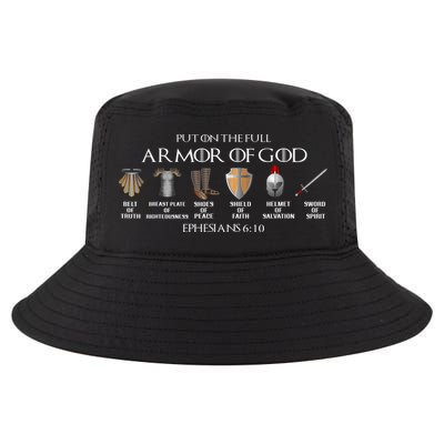 Put On The Full Armor Of God Belt Of Truth Breast Plate Of Cool Comfort Performance Bucket Hat