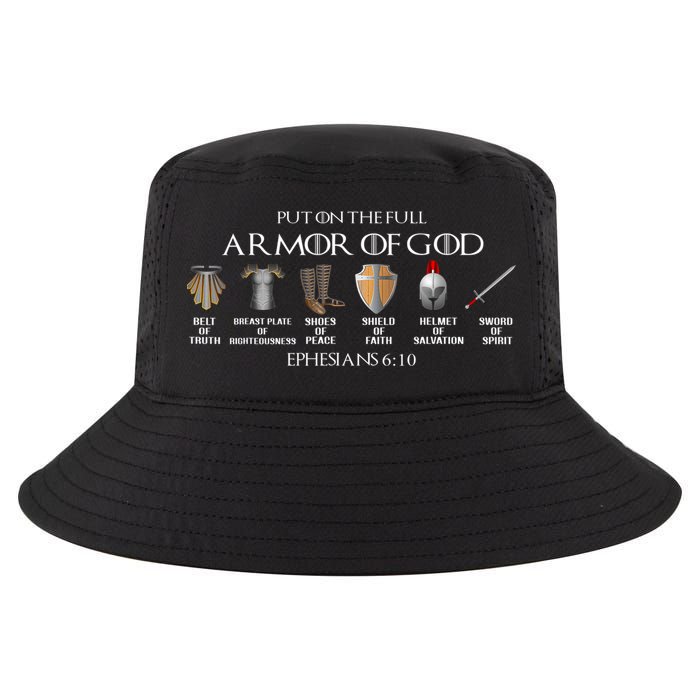 Put On The Full Armor Of God Belt Of Truth Breast Plate Of Cool Comfort Performance Bucket Hat