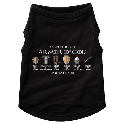 Put On The Full Armor Of God Belt Of Truth Breast Plate Of Doggie Tank