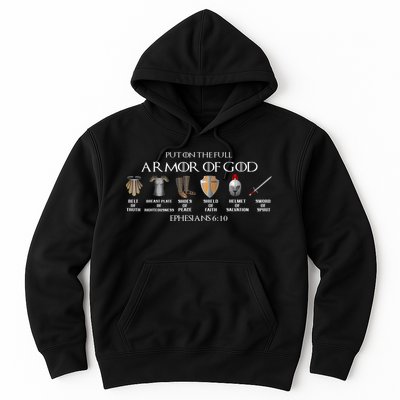 Put On The Full Armor Of God Belt Of Truth Breast Plate Of Hoodie