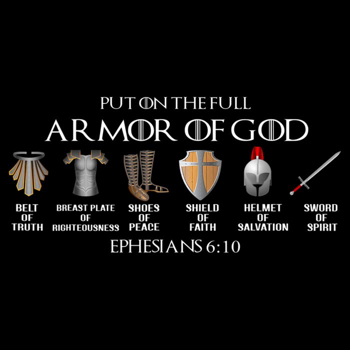 Put On The Full Armor Of God Belt Of Truth Breast Plate Of Sweatshirt