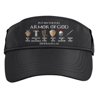 Put On The Full Armor Of God Belt Of Truth Breast Plate Of Adult Drive Performance Visor