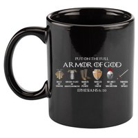 Put On The Full Armor Of God Belt Of Truth Breast Plate Of 11oz C Handle Ceramic Mug