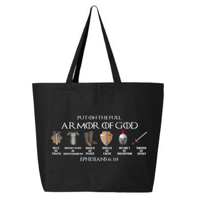 Put On The Full Armor Of God Belt Of Truth Breast Plate Of 25L Jumbo Tote