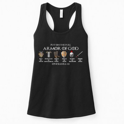 Put On The Full Armor Of God Belt Of Truth Breast Plate Of Womens Tank Top