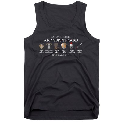 Put On The Full Armor Of God Belt Of Truth Breast Plate Of Tank Top