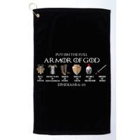 Put On The Full Armor Of God Belt Of Truth Breast Plate Of Golf Towel
