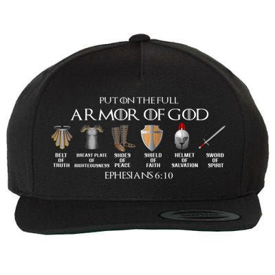 Put On The Full Armor Of God Belt Of Truth Breast Plate Of Wool Snapback Cap