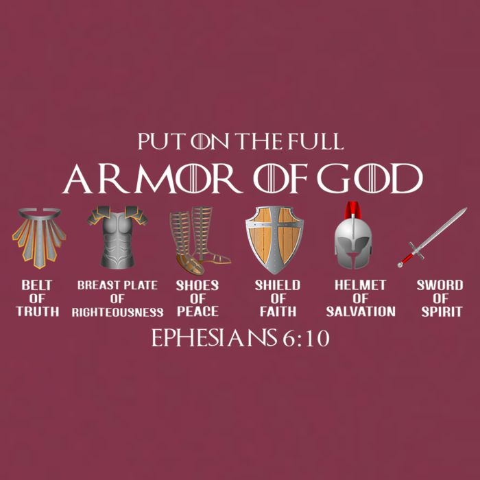 Put On The Full Armor Of God Belt Of Truth Breast Plate Of 16oz Travel Tumbler