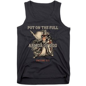 Put On The Full Armor Of God Christian Religious Quote Tank Top