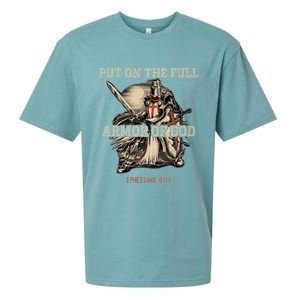 Put On The Full Armor Of God Christian Religious Quote Sueded Cloud Jersey T-Shirt