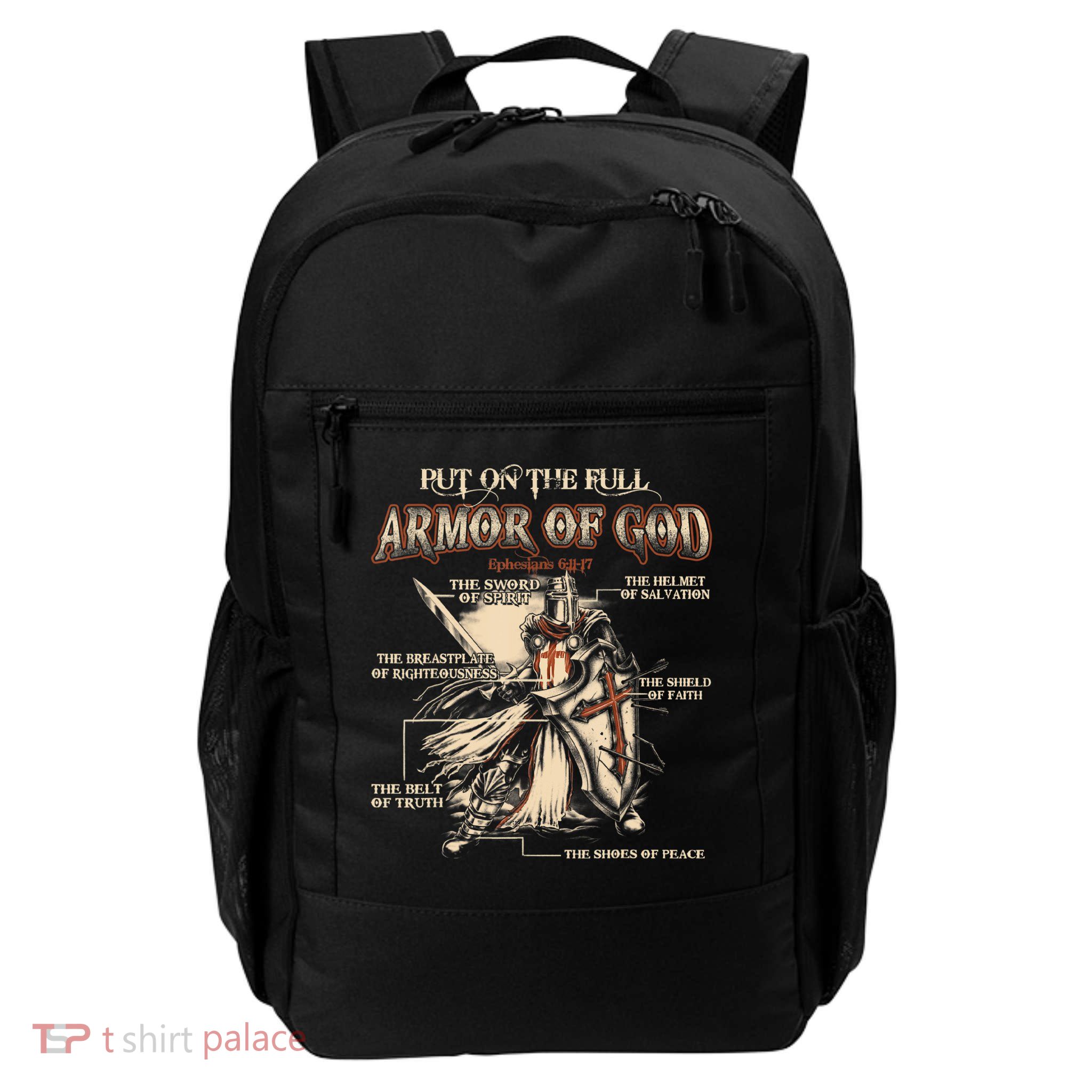 Put On The Full Armor Of God Jesus Daily Commute Backpack