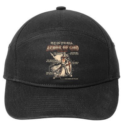 Put On The Full Armor Of God Jesus 7-Panel Snapback Hat