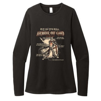 Put On The Full Armor Of God Jesus Womens CVC Long Sleeve Shirt