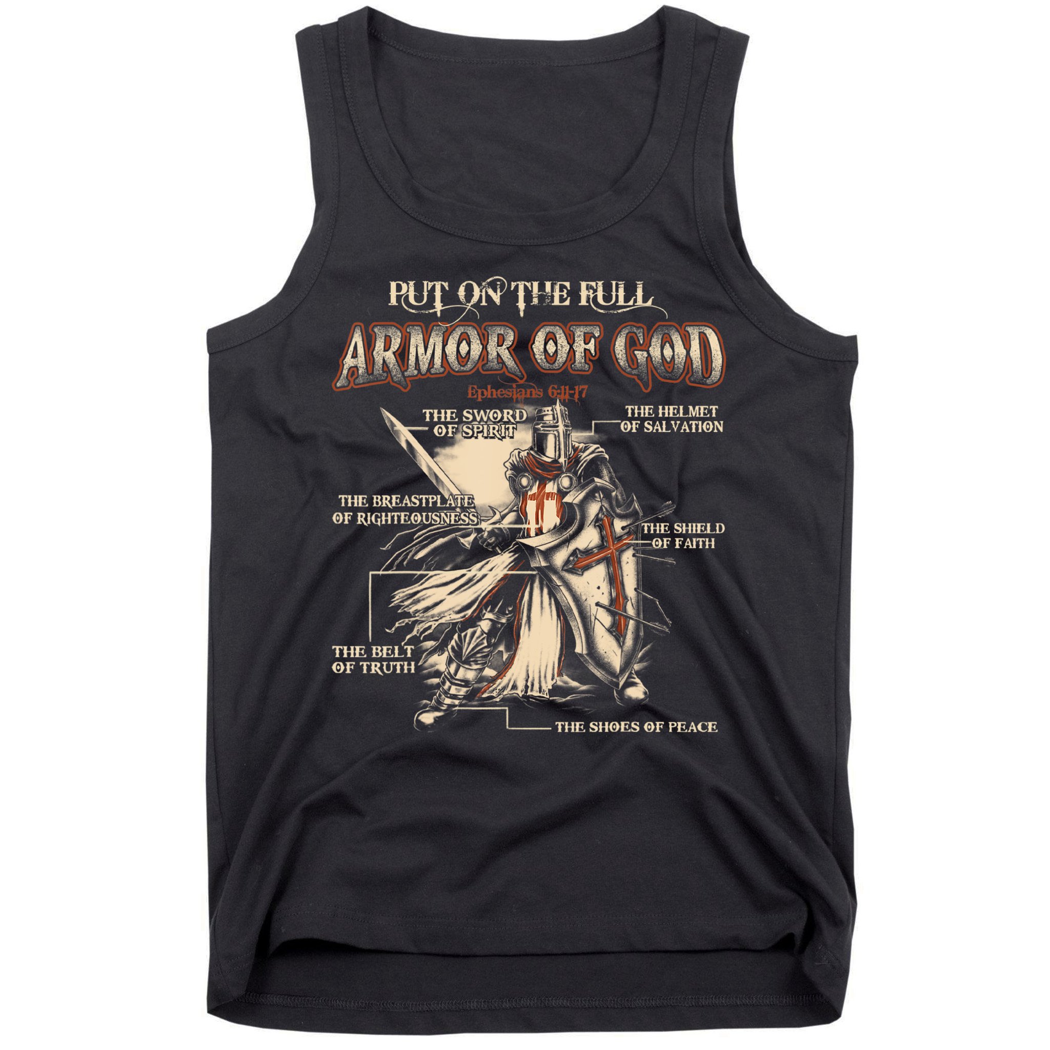 Put On The Full Armor Of God Jesus Tank Top