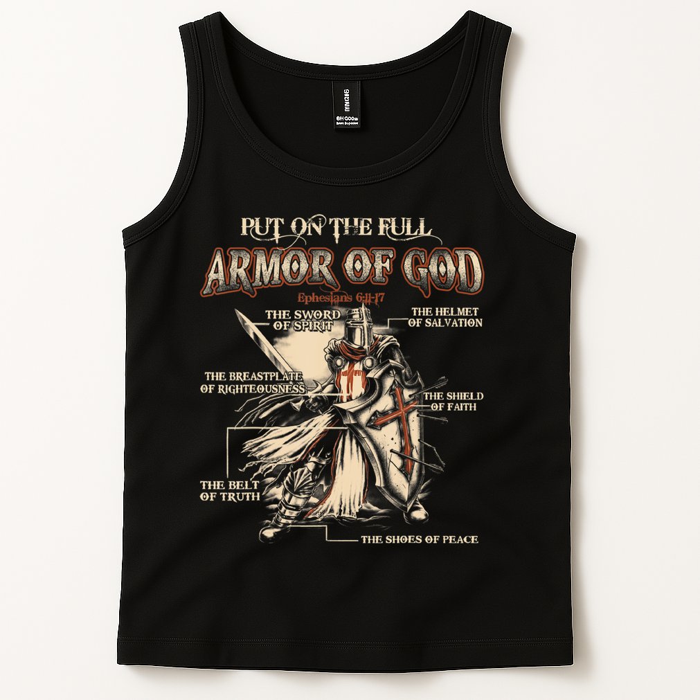 Put On The Full Armor Of God Jesus Tank Top